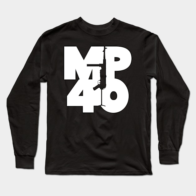 MP40 Long Sleeve T-Shirt by VectorVectoria